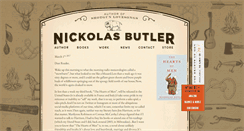 Desktop Screenshot of nickolasbutler.com